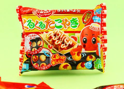 Popin' Cookin' Kuru Kuru Takoyaki DIY Candy Kit