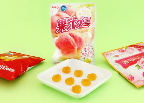 Meiji Fruit Gumi Peach Gummy Candy