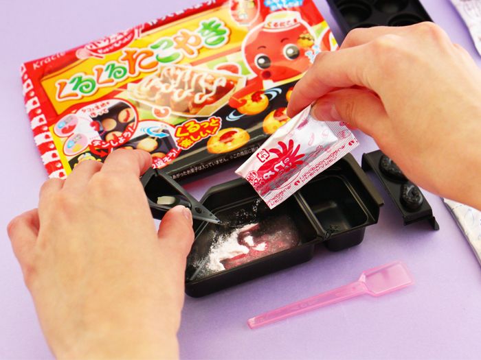 Popin' Cookin' Kuru Kuru Takoyaki DIY Candy