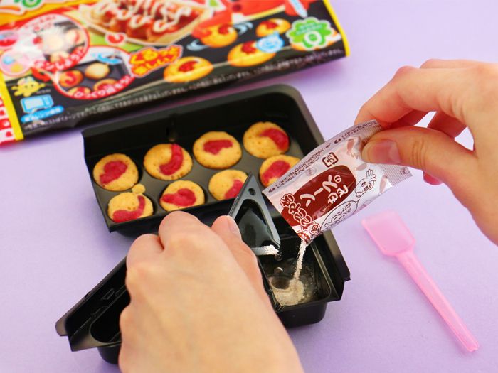 Popin' Cookin' Kuru Kuru Takoyaki DIY Candy