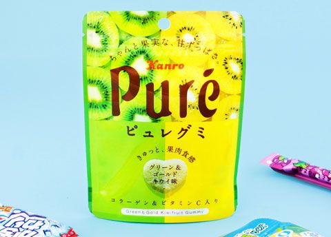 Puré Green & Gold Kiwi Gummy