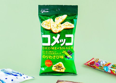 Glico Komekko Nori Wasabi Snacks
