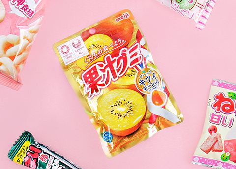 Meiji Kajyu Golden Kiwi Gummies