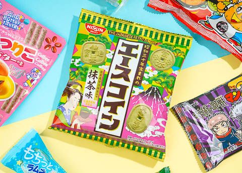 Nissin Matcha Ace Coin Cookies