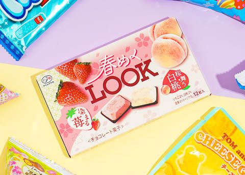 LOOK White Peach & Strawberry Chocolates