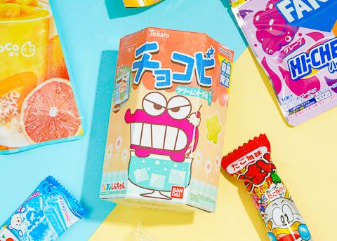 Shin-Chan Chocobi Cream Soda Corn Snack